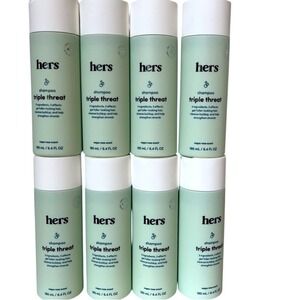 Hers Thickening Shampoo Triple Threat Napa Rose Scent 6.4 Oz Set Of 8 New